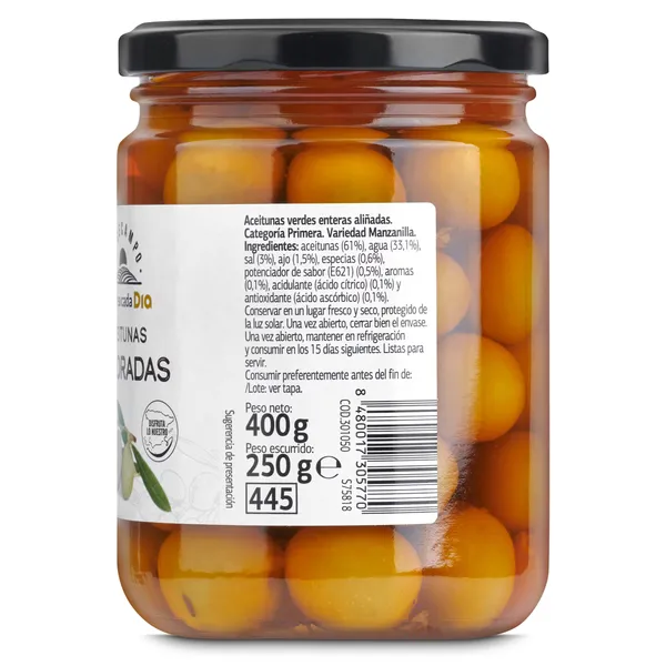 Aceitunas coloradas Dia Vegecampo 250 g 4