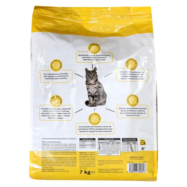 Alimento para gatos completo 7 Kg 4