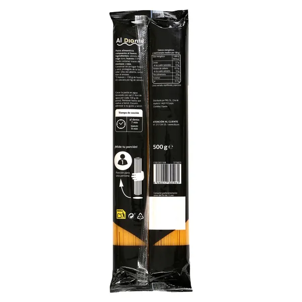 Espaguetis al huevo Dia Al Diante 500 g 3