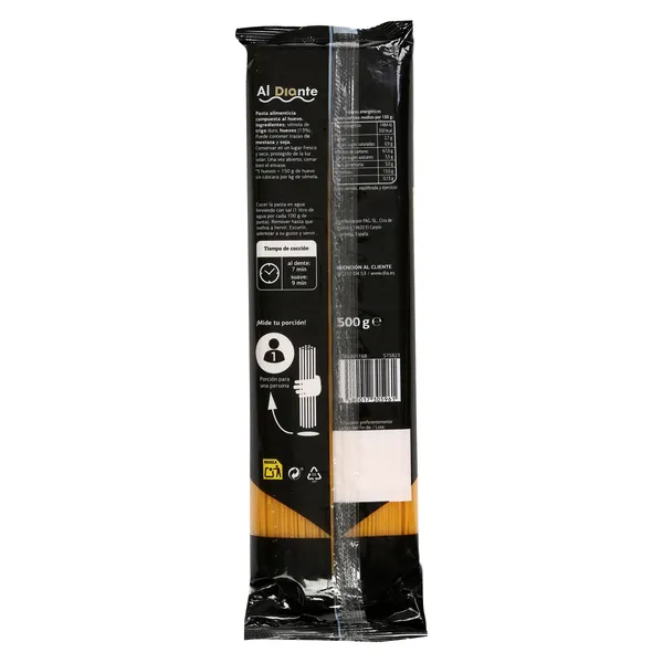 Espaguetis al huevo Dia Al Diante 500 g 4