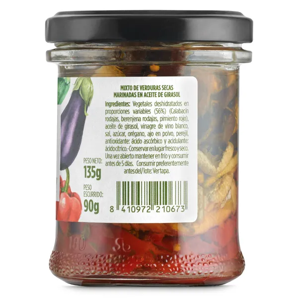 Mixto de verduras en aceite Emperatriz frasco 90 g 2