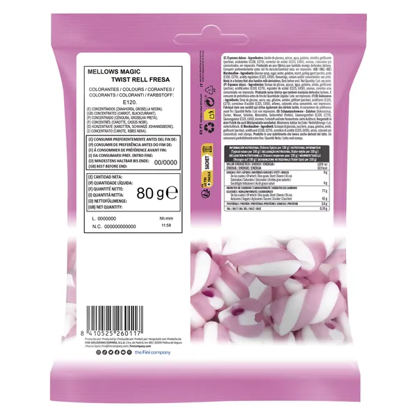 Nubes rellenas Fini bolsa 80 g 3