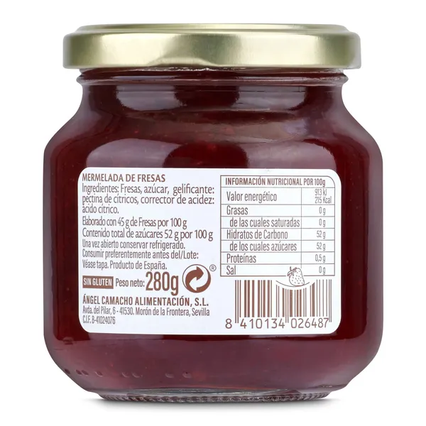 Mermelada de fresa La vieja fábrica 280 g 3