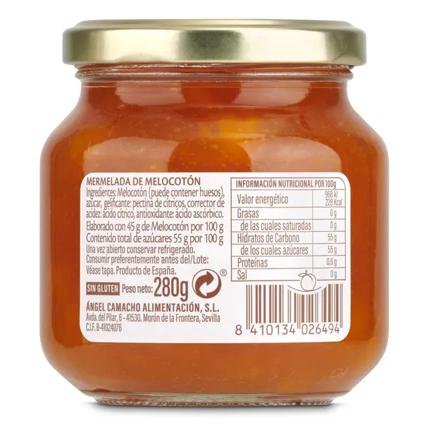 Mermelada de melocotón La vieja fábrica 280 g 3