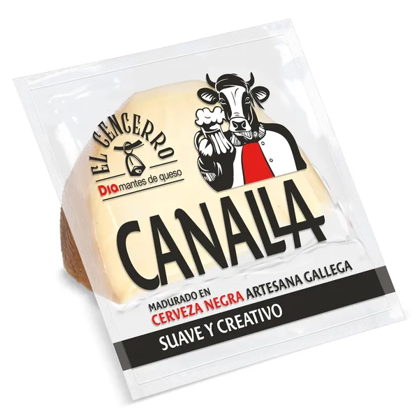 Queso madurado en cerveza negra Canalla El Cencerro de Dia 200 g