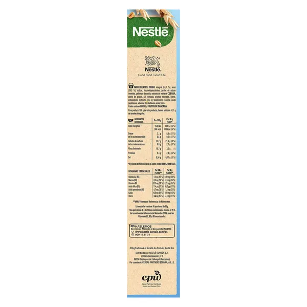Copos de trigo integral, avena integral y arroz tostados Nestlé caja 300 g 3