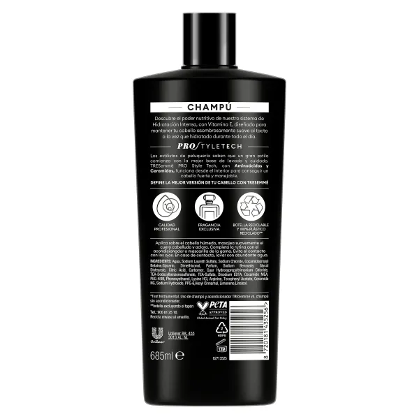 Champú hidratación intensa Tresemmé 685 ml 3