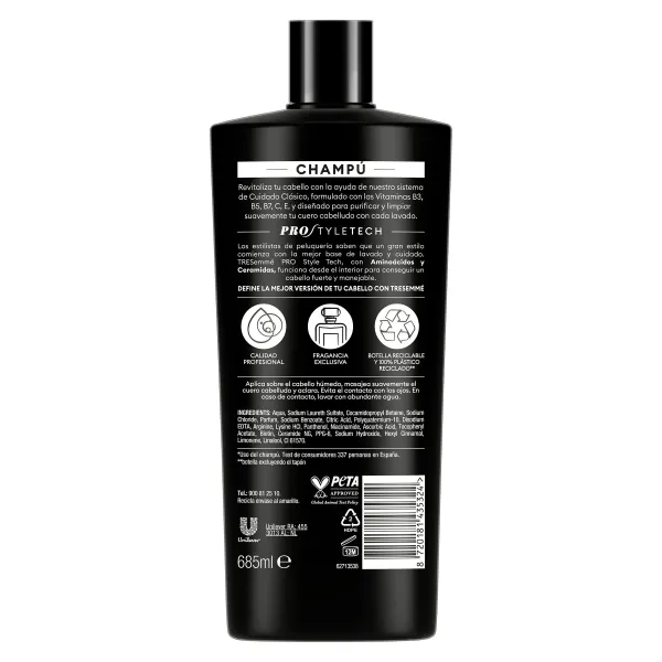 Champú cuidado clásico Tresemmé 685 ml 3