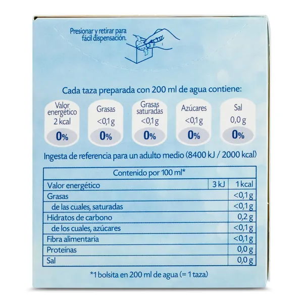 Té negro con limón agua fría Pompadour caja 20 unidades 4