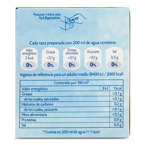 Té verde con hierbabuena agua fría Pompadour caja 20 unidades 4