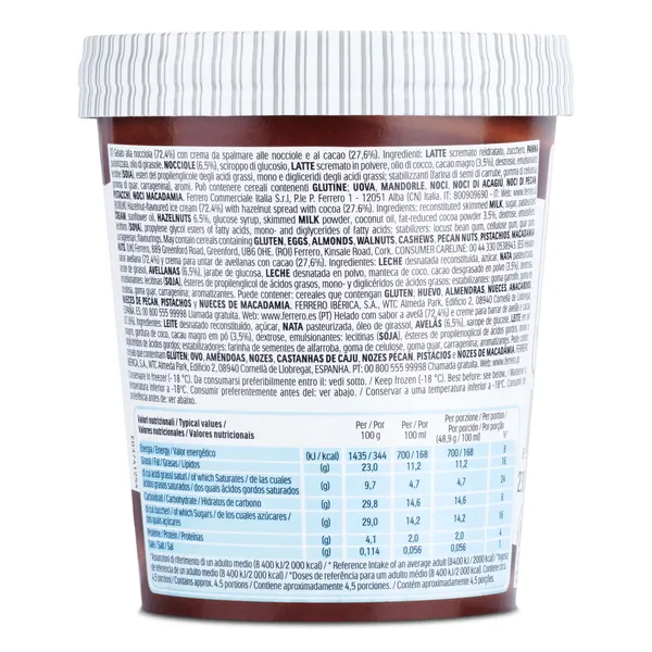 Tarrina helado de Nutella 230 g 3