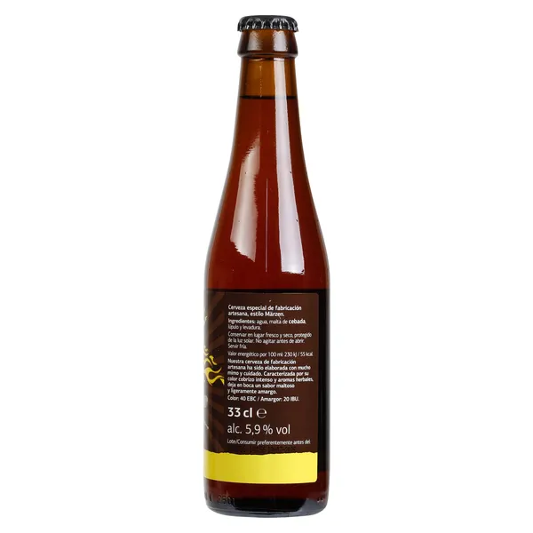 Cerveza artesana tostada Märzen Ramblers de Dia botella 33 cl 2