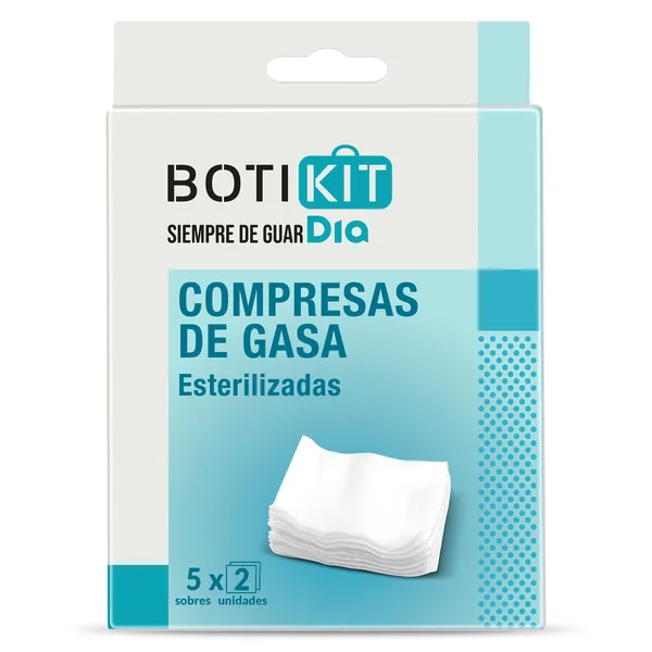 Gasas estériles Botikit de Dia caja 10 unidades 2