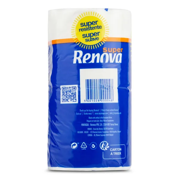 Papel higiénico super 2 capas Renova 4 unidades 4