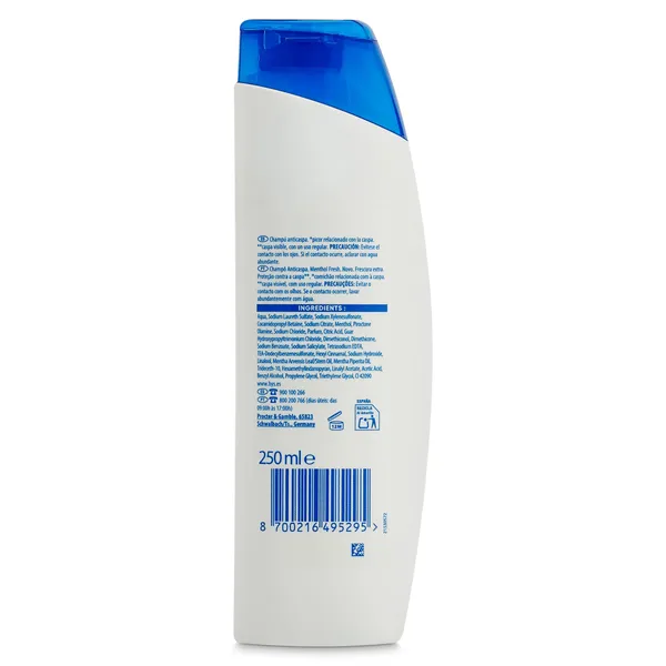 Champú menthol fresh H&S 250 ml 3