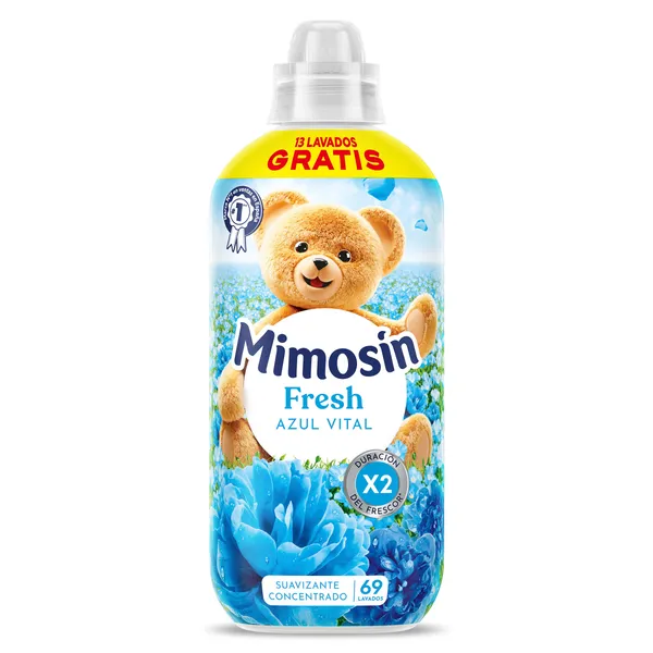 Suavizante azul Mimosin 69 lavados 2