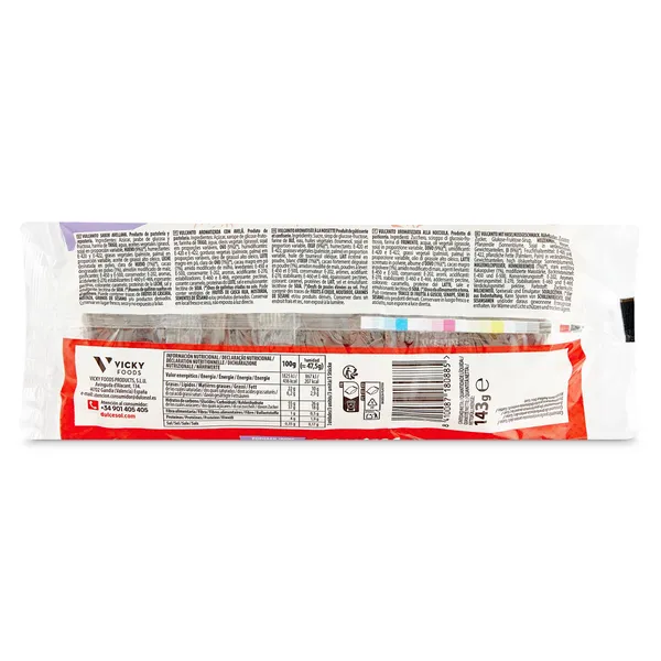 Vulcanitos sabor avellana Dulcesol bolsa 143 g 2