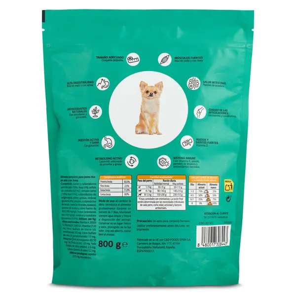 Alimento para perros mini Dia Deliperro 800 g 3