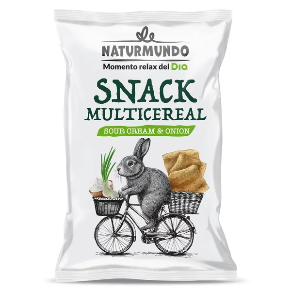 Snack multicereal sour cream & onion Dia Naturmundo 95 g 2