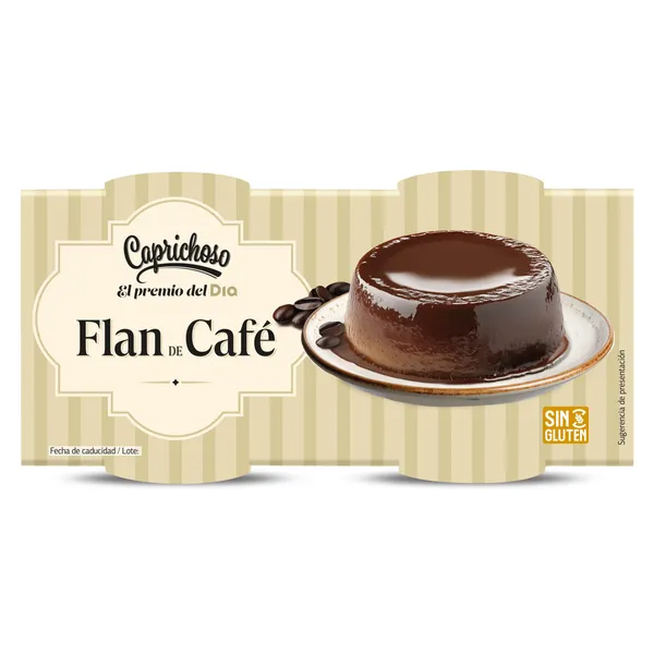 Flan de café Caprichoso Dia pack 2 x 100 g 2