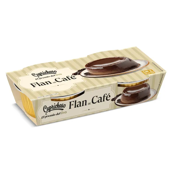 Flan de café Caprichoso Dia pack 2 x 100 g