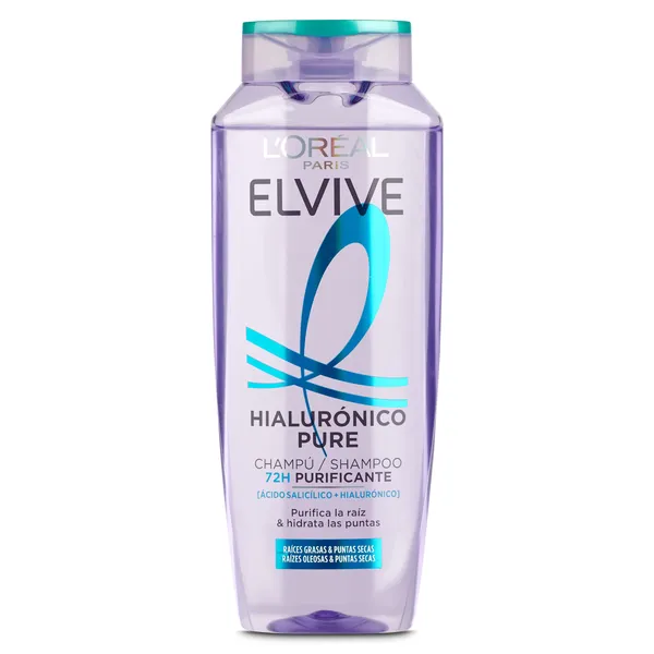 Champú purificante con ácido hialurónico Elvive 300 ml 2