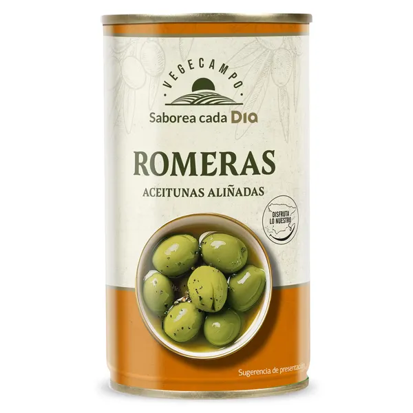 Aceitunas romeras Dia Vegecampo 185 g 2