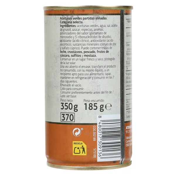 Aceitunas romeras Dia Vegecampo 185 g 4