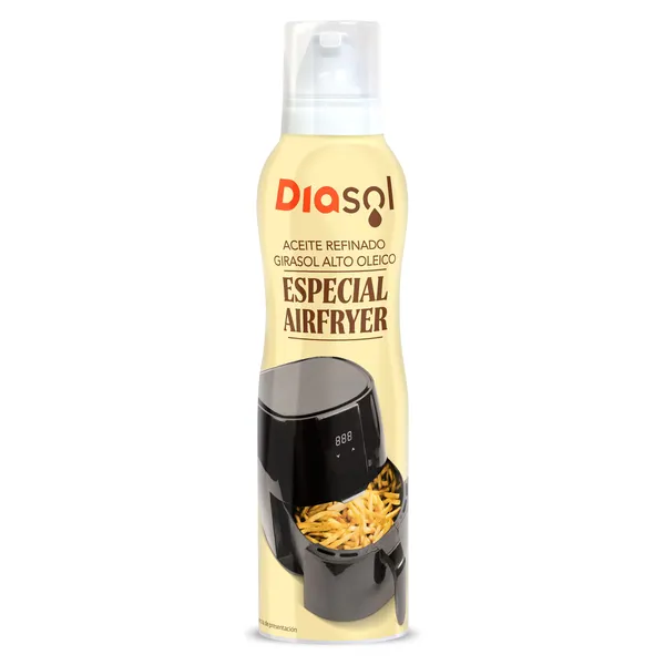 Aceite de girasol en spray para air fryer Diasol 200 ml 2