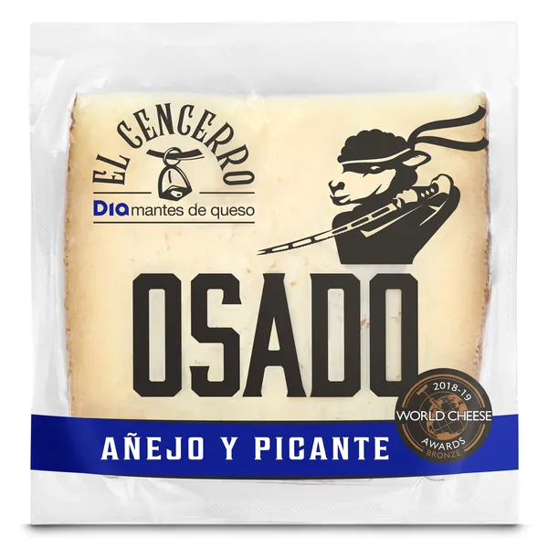 Queso de oveja añejo y picante Osado Dia El Cencerro 200 g 2