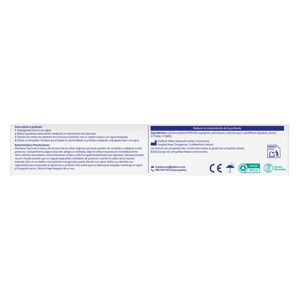 Crema fijadora para prótesis dental Polident tubo 77 g 2