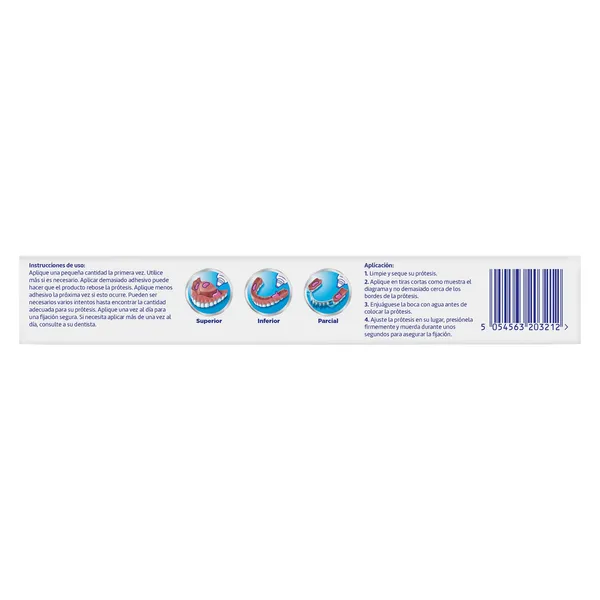 Crema fijadora para prótesis dental Polident tubo 77 g 3