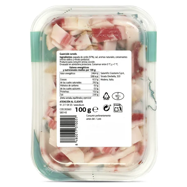 Guanciale Dia Selección Mundial 100 g 3