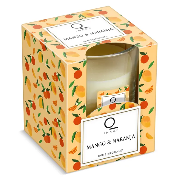 Vela perfumada mango y naranja Dia Imaqe caja 1 unidad 3