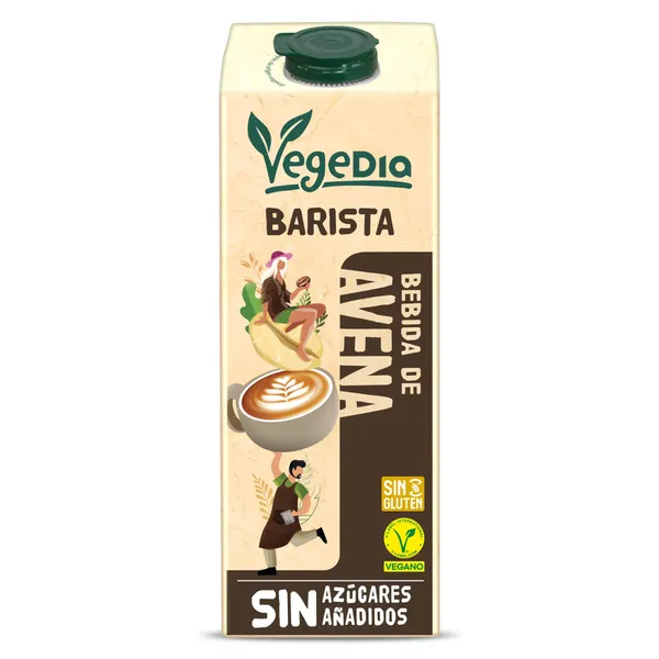 Bebida de avena barista Vegedia brik 1 l 2