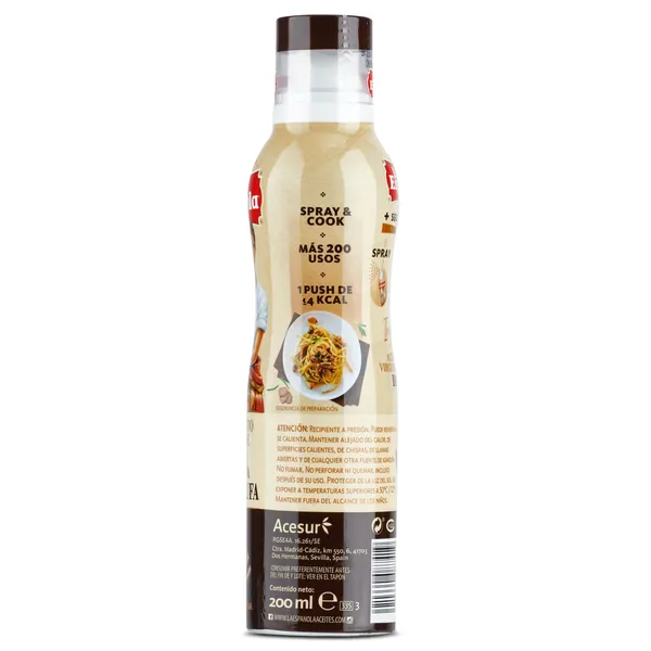 Aceite de oliva trufa en spray La española 200 ml 2