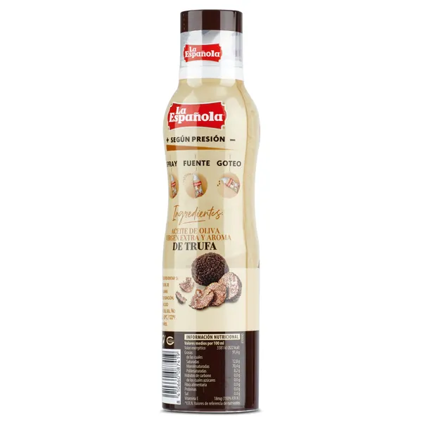 Aceite de oliva trufa en spray La española 200 ml 3