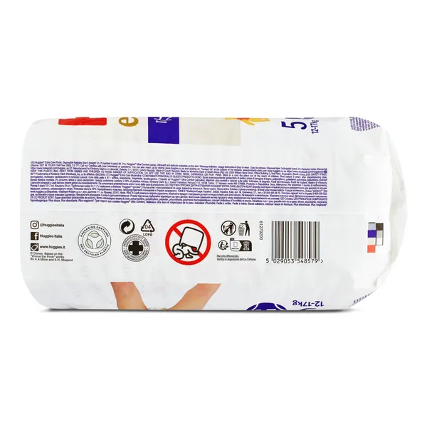 Pañales pants 12-17 kgs talla 5 Huggies Extra Care bolsa 24 unidades 4
