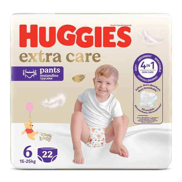 Pañales pants 15-25 kg talla 6 Huggies Extra Care 22 unidades 2
