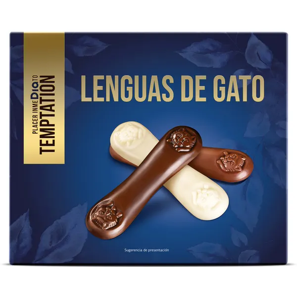 Surtido de lenguas de gato Dia Temptation caja 11 unidades 60 g 2