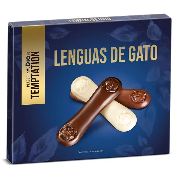 Surtido de lenguas de gato Dia Temptation caja 11 unidades 60 g