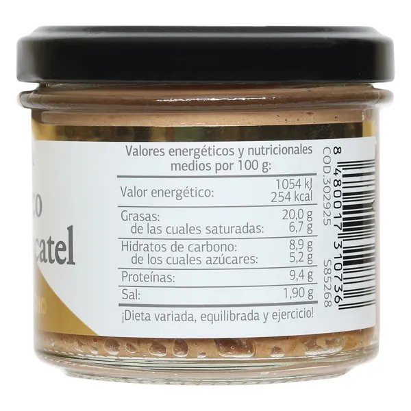 Paté de cerdo ibérico con moscatel Selección de Dia frasco 110 g 3