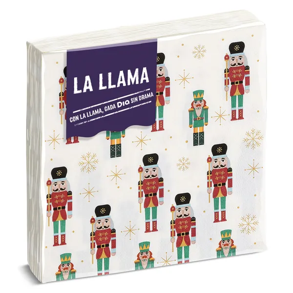 Servilletas Navidad 3 capas La Llama Dia bolsa 20 unidades 2
