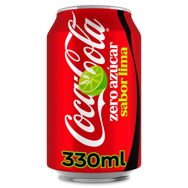 Coca-Cola zero azúcar lima 330 ml 2