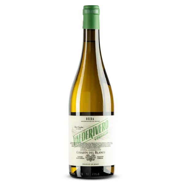Vino blanco D.O. Rueda Verdejo Valderivero botella 75 cl