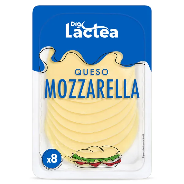 Queso Mozzarella en lonchas Dia Láctea 160 g