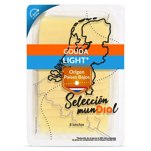 Queso gouda light Dia Selección Mundial 160 g