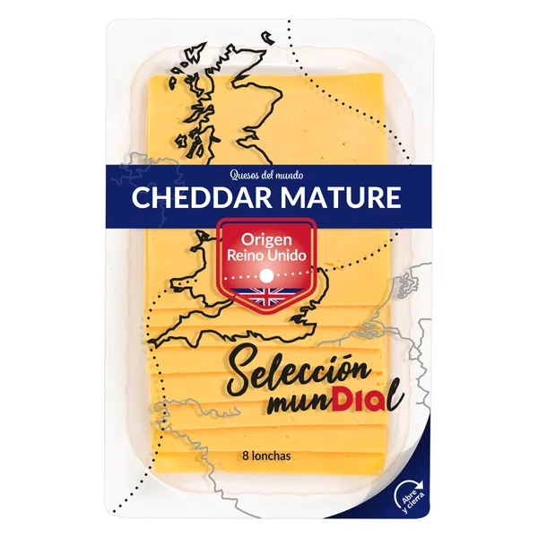 Queso cheddar Dia Selección Mundial 160 g 2