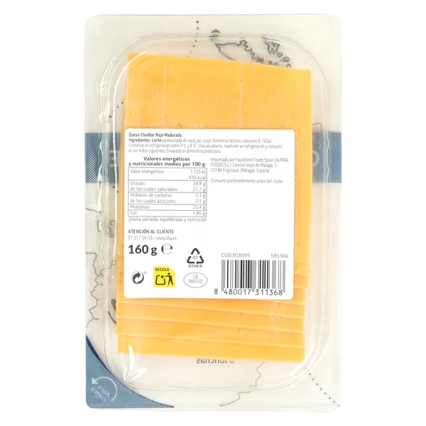 Queso cheddar Dia Selección Mundial 160 g 3