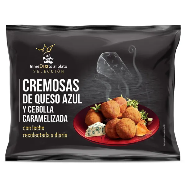 Croquetas cremosas de queso azul y cebolla caramelizada Dia Al punto bolsa 300 g
